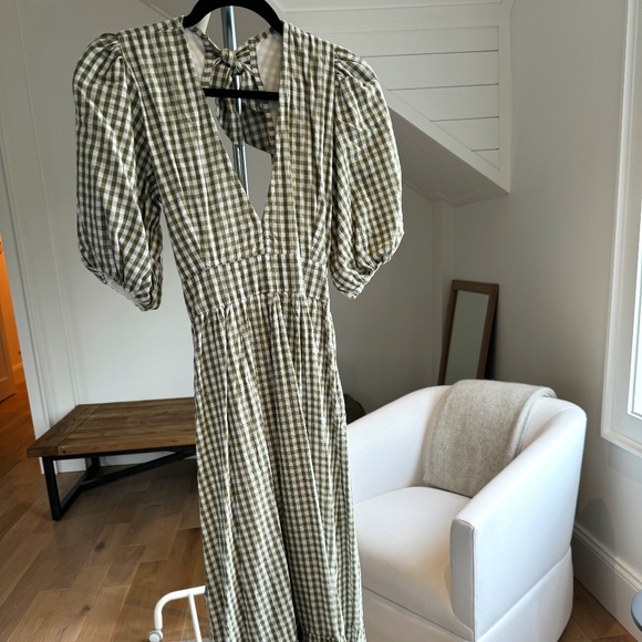 Faithfull the brand - Green Romilla dress - Picture 1 of 5
